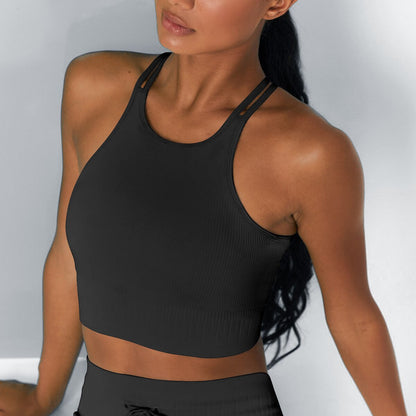 Sleeveless Running & Yoga Crop Top