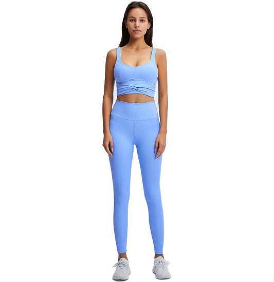 Ribbed Sports Bra & Seamless Leggings Set